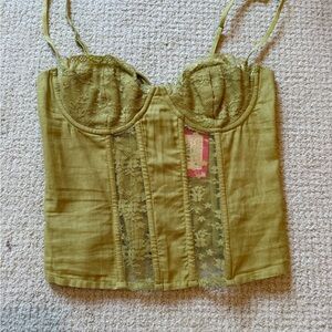 Free People lacy corset size medium with tags